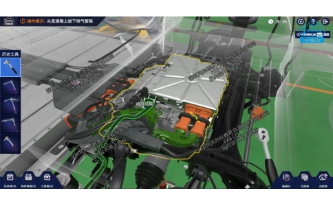 新能源汽車驅動電機及控制系統拆裝檢修仿真系統（ID4）
